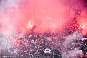 Supporters de l'OM lors du Classique.