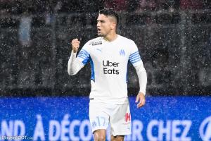 Cengiz Ünder, l'ailier international turc de l'Olympique de Marseille.