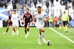William Saliba avec l'OM.