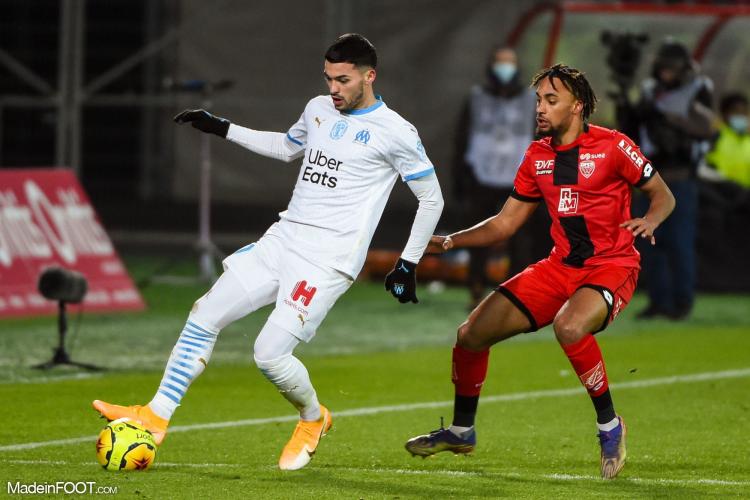 Nemanja Radonjic, ailier gauche de l'Olympique de Marseille