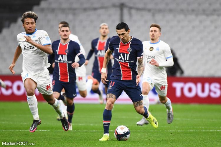 L'album photo du match entre l'Olympique de Marseille et le Paris Saint-Germain.