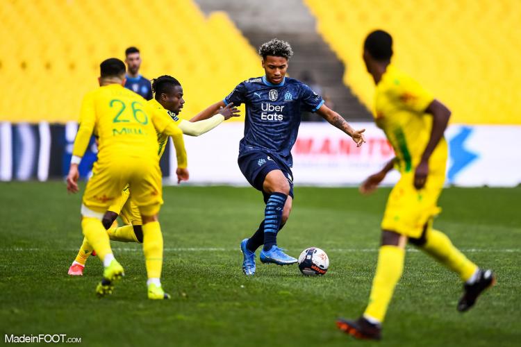 Boubacar Kamara face à Nantes