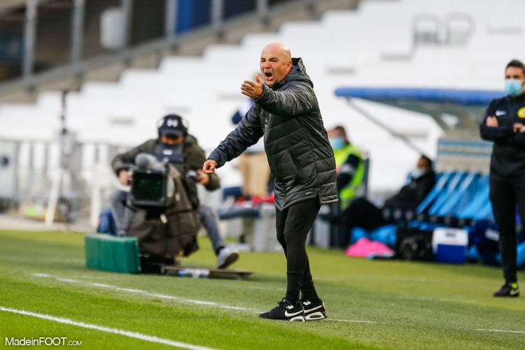 Jorge Sampaoli, entraineur de l'Olympique de Marseille