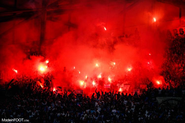 Les supporters de l'OM.