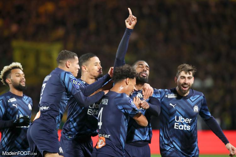 Gerson célébrant son deuxième but de la saison