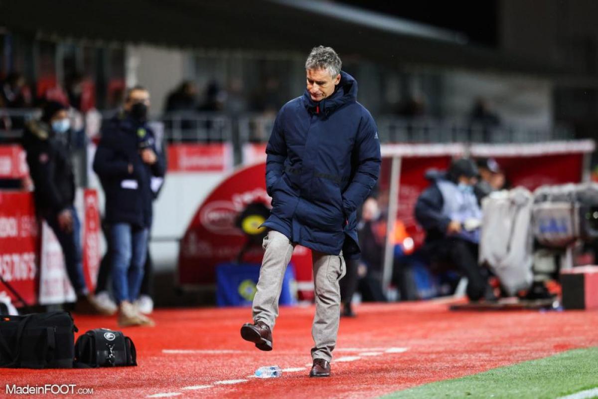 Olivier Dall'Oglio, l'entraîneur du Stade Brestois 29.