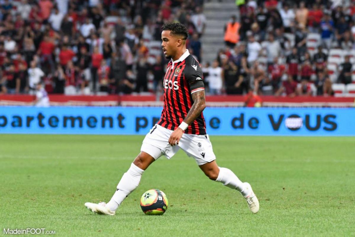 Justin Kluivert avec l'OGC Nice 