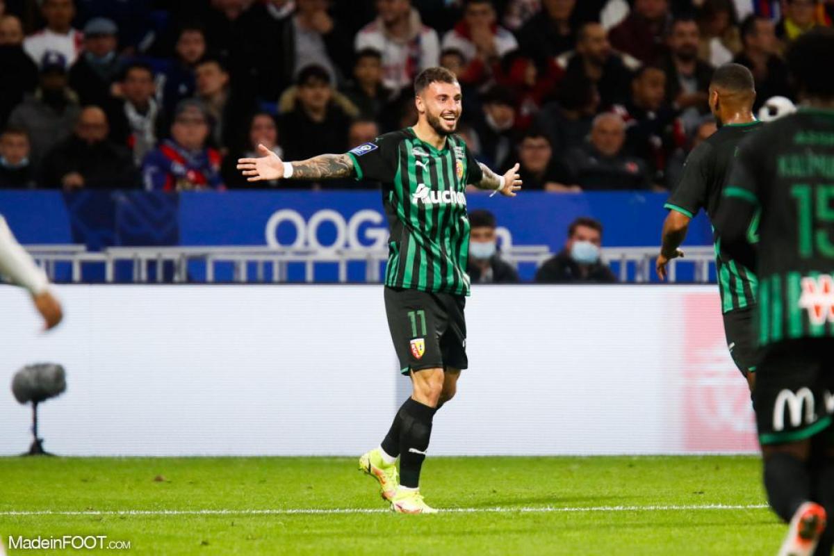 Jonathan Clauss avec le RC Lens
