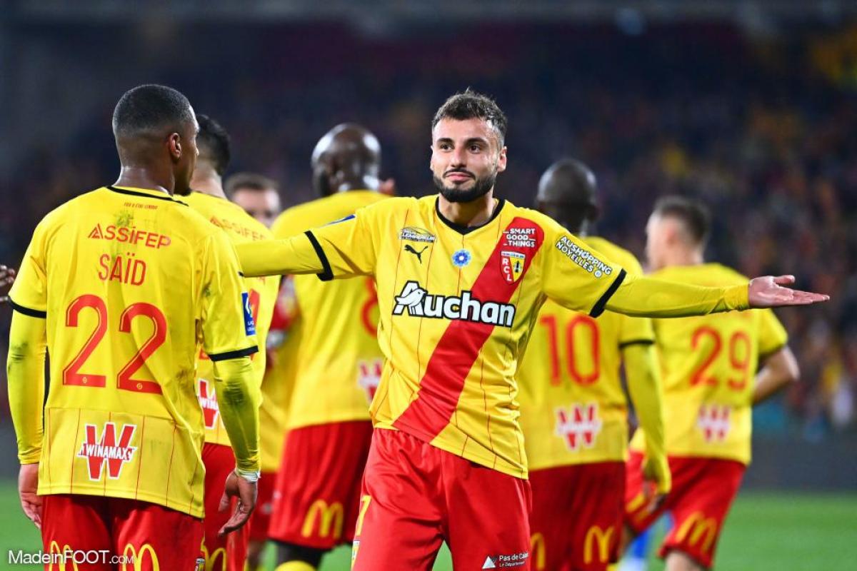 Jonathan Clauss avec le RC Lens