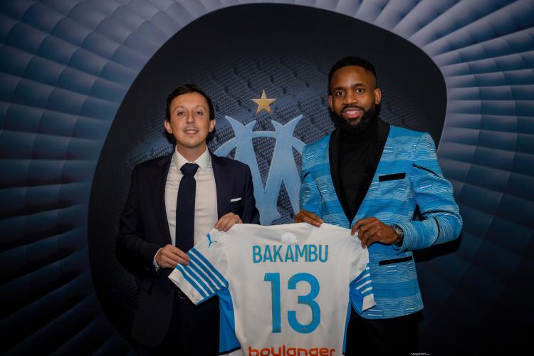 Cédric Bakambu avec l'OM