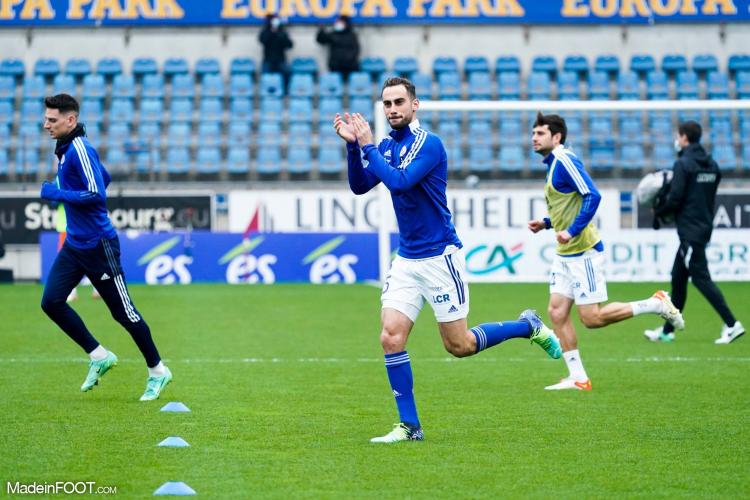 Lucas Perrin, joueur du RCSA.