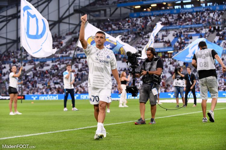 Alexis Sanchez, attaquant de l'OM