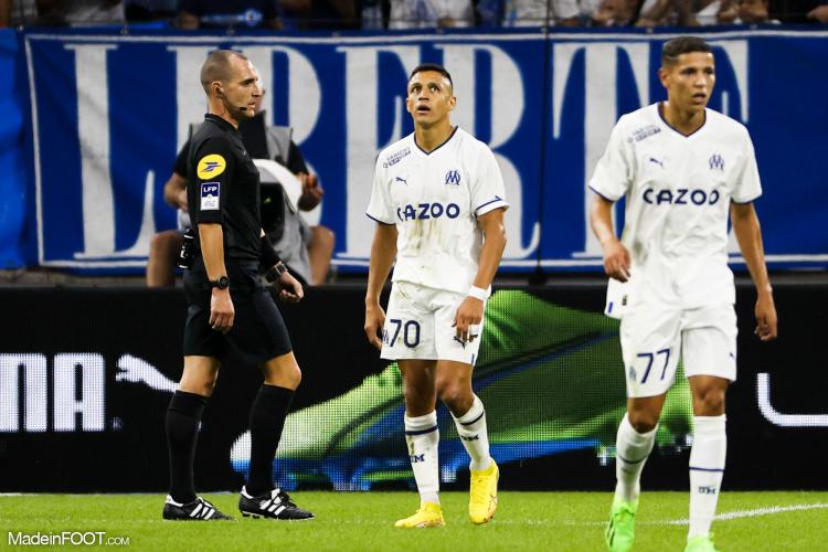 Alexis Sanchez avec l'OM