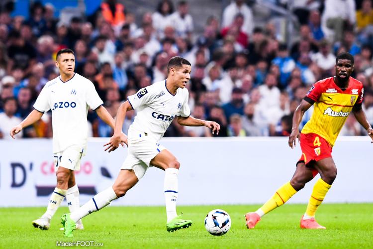 Amine Harit sous le maillot de l'Olympique de Marseille