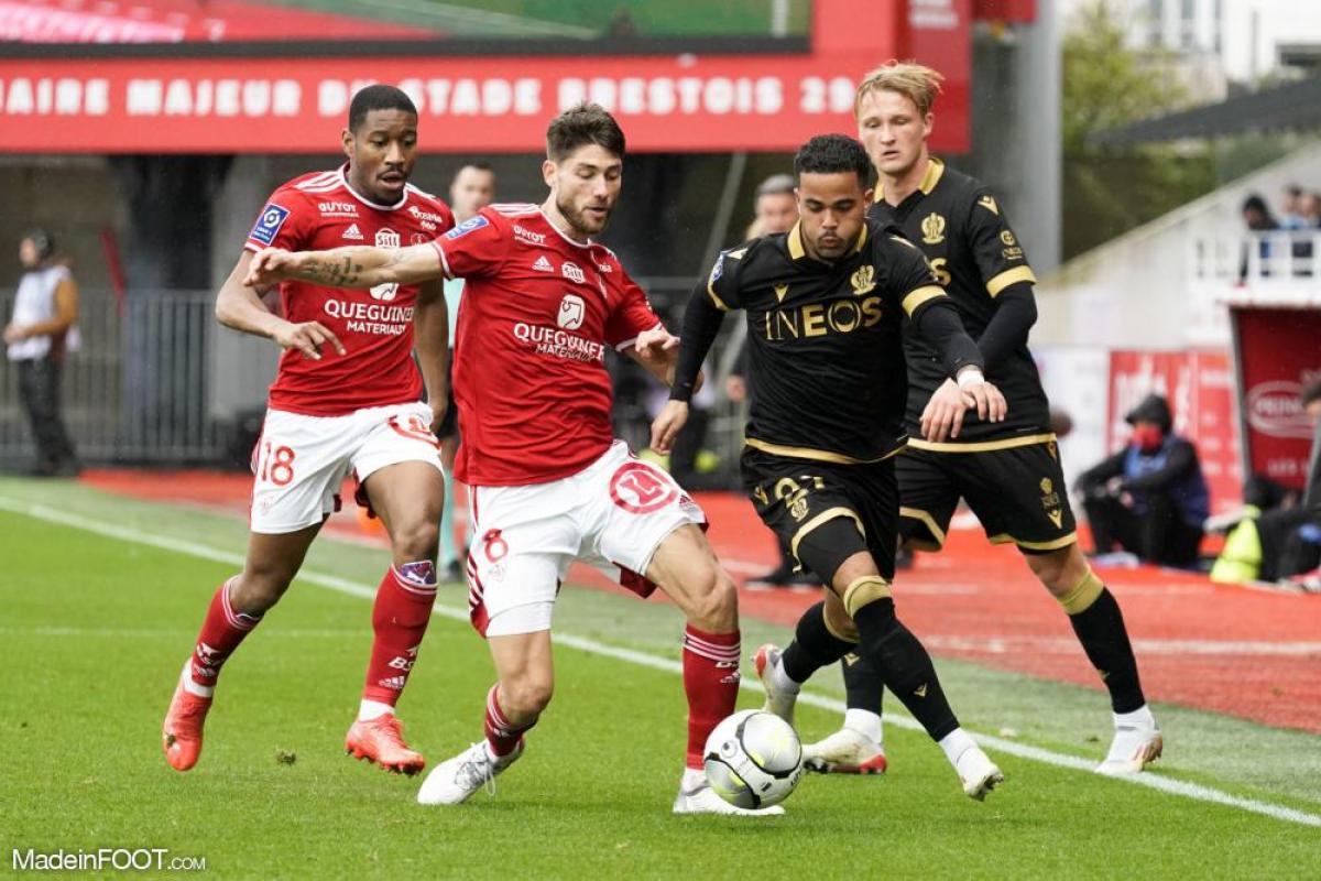 Justin Kluivert avec l'OGC Nice