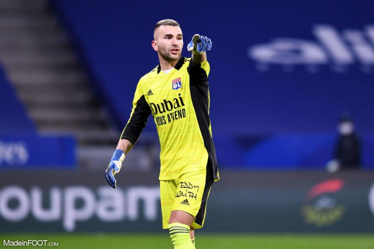 Anthony Lopes sous le maillot lyonnais