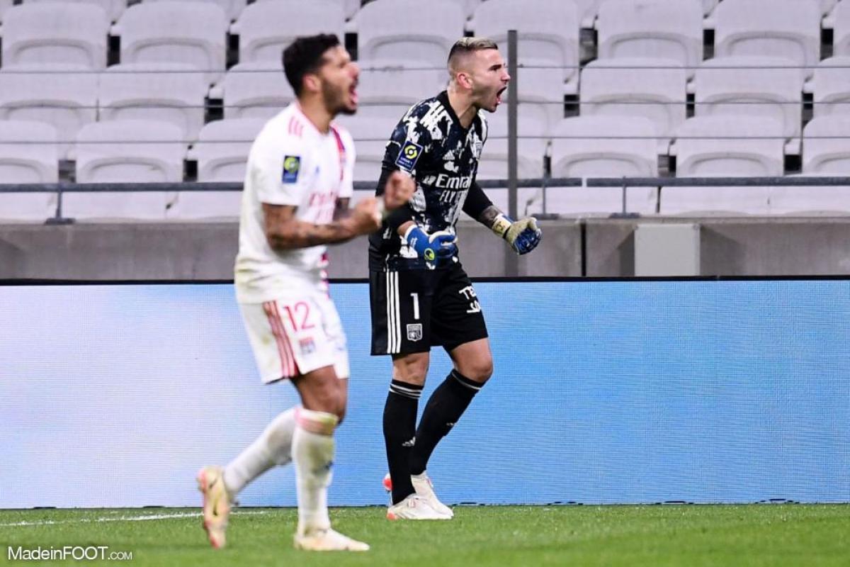 Anthony Lopes, le gardien de but de l'OL.