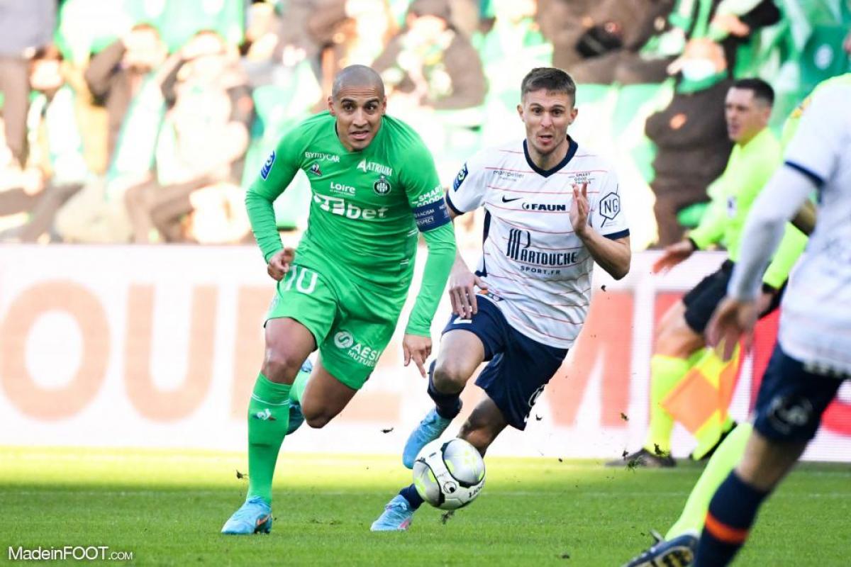 Wahbi Khazri, l'attaquant de l'AS Saint-Etienne.