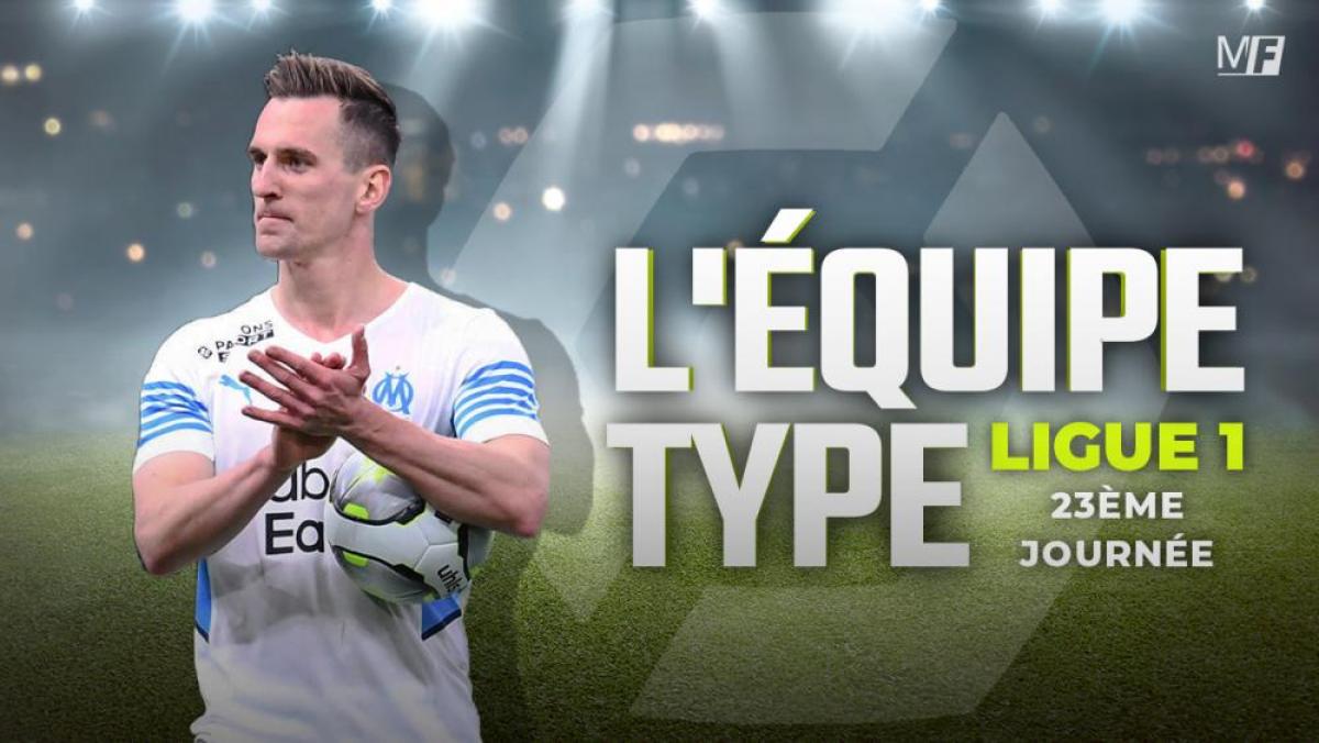 Milik dans l'équipe-type