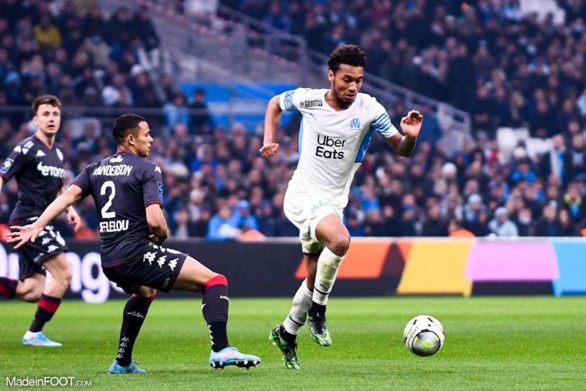 Boubacar Kamara face à Monaco