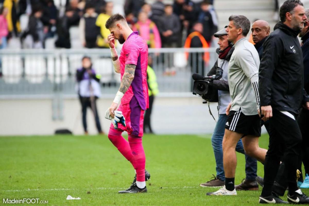 Benoît Costil sous le maillot des Girondins. 