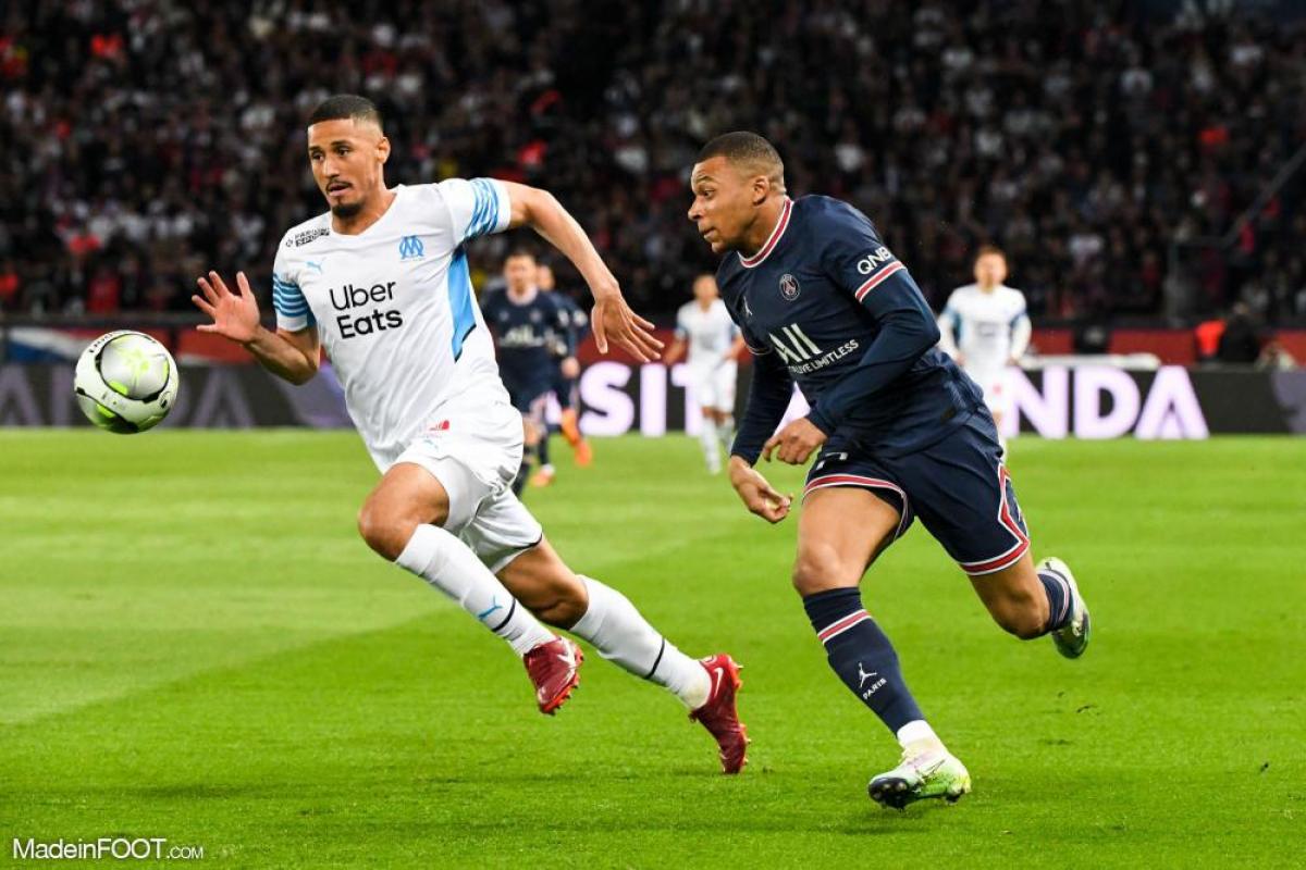 William Saliba sous le maillot de l'Olympique de Marseille