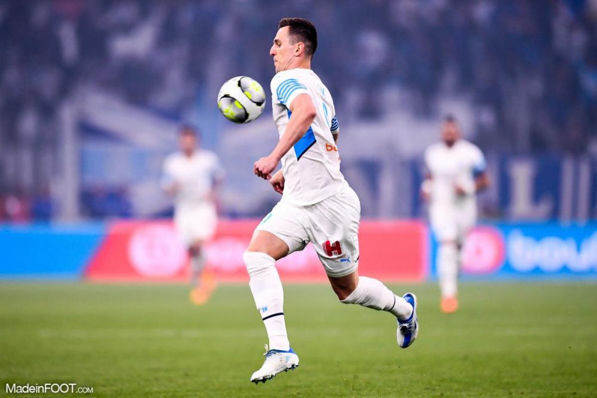 Arkadiusz Milik, joueur de l'OM.