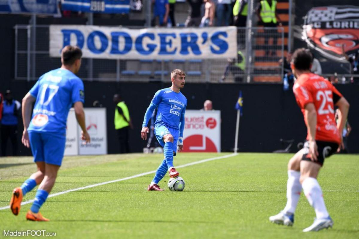 Valentin Rongier, le milieu de terrain de l'Olympique de Marseille.