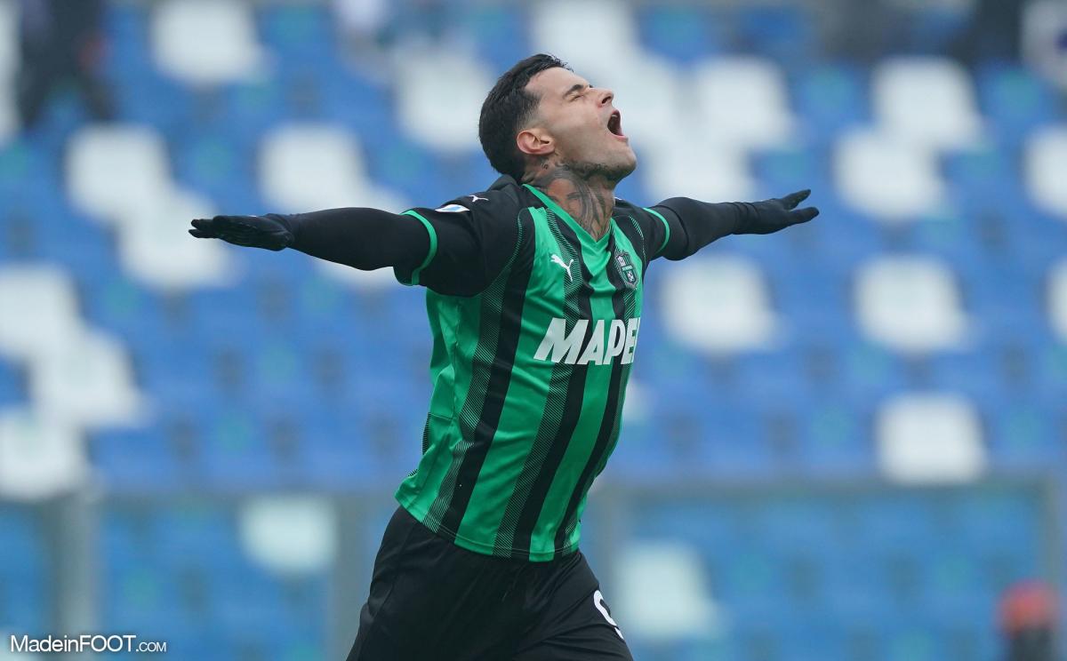 Gianluca Scamacca avec Sassuolo