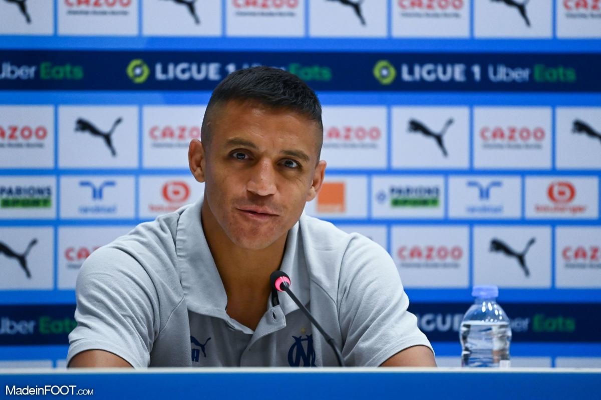 Alexis Sanchez, l'attaquant de l'OM.