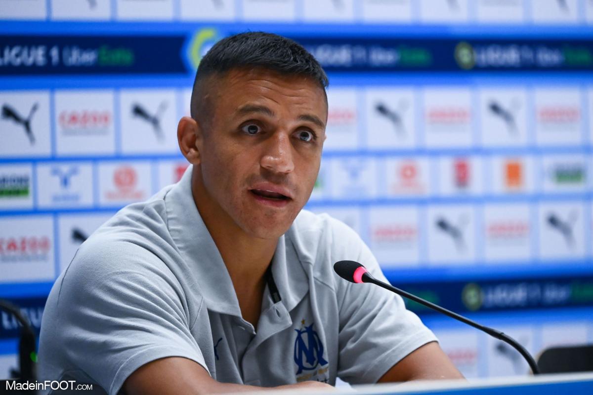 Alexis Sanchez, l'attaquant de l'OM
