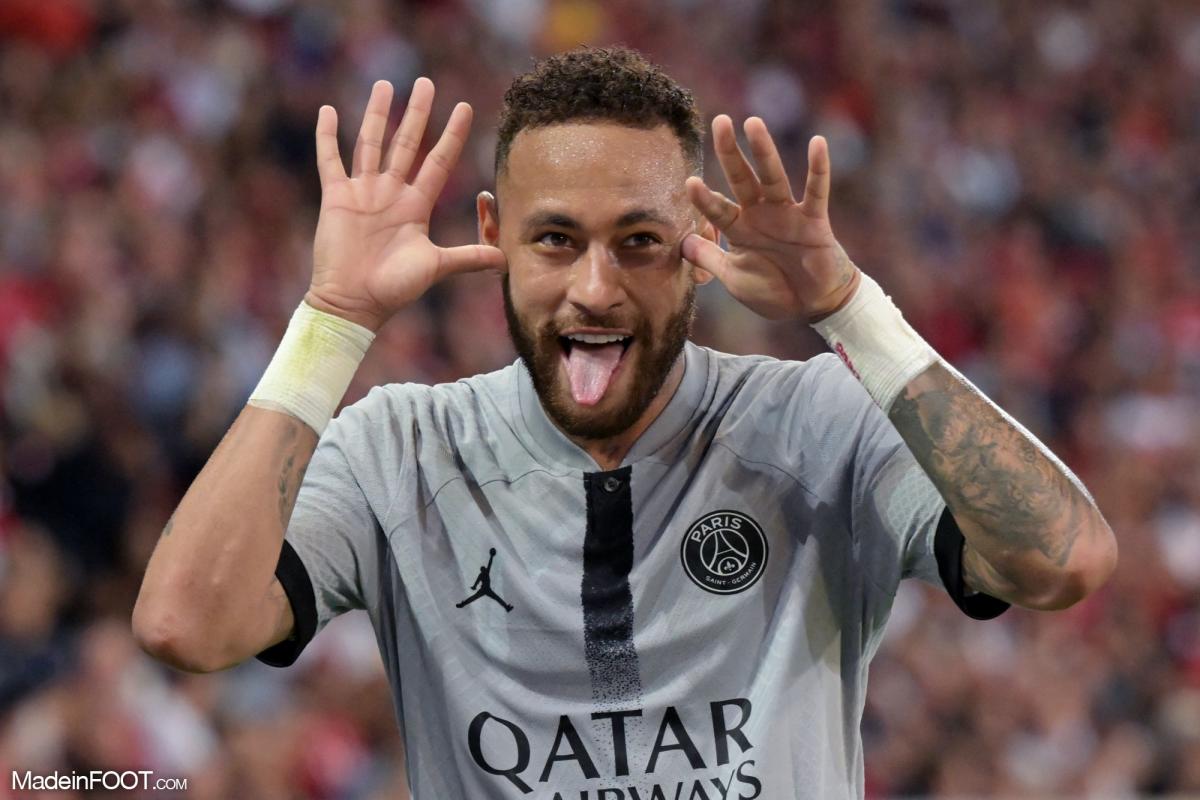Neymar avec le PSG