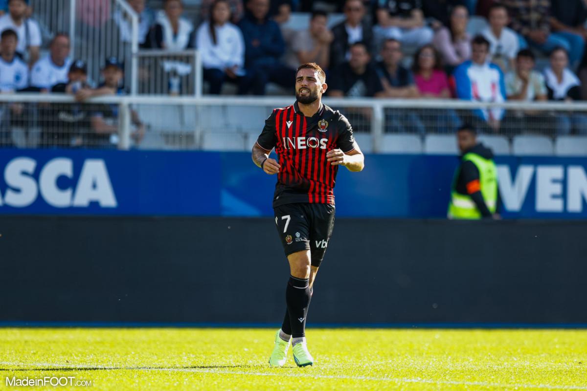 Andy Delort, attaquant de l'OGC Nice