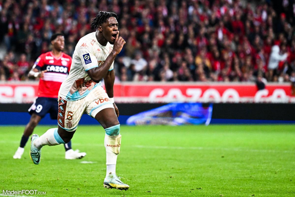 Axel Disasi, défenseur de l'AS Monaco