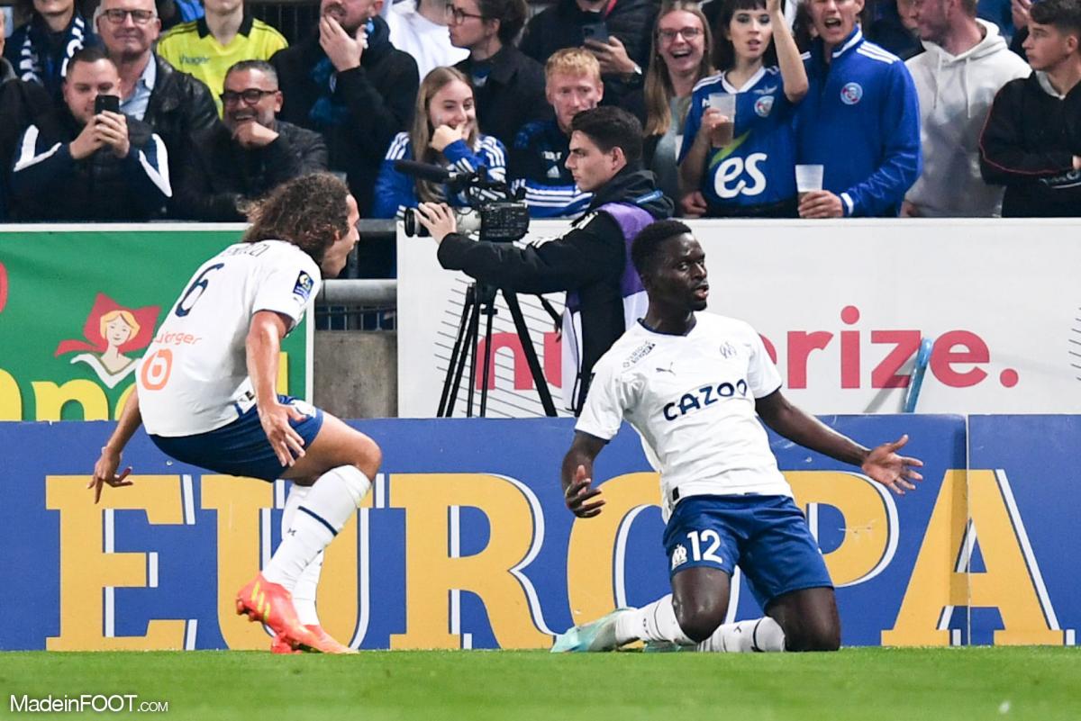 Bamba Dieng, l'attaquant de l'Olympique de Marseille.