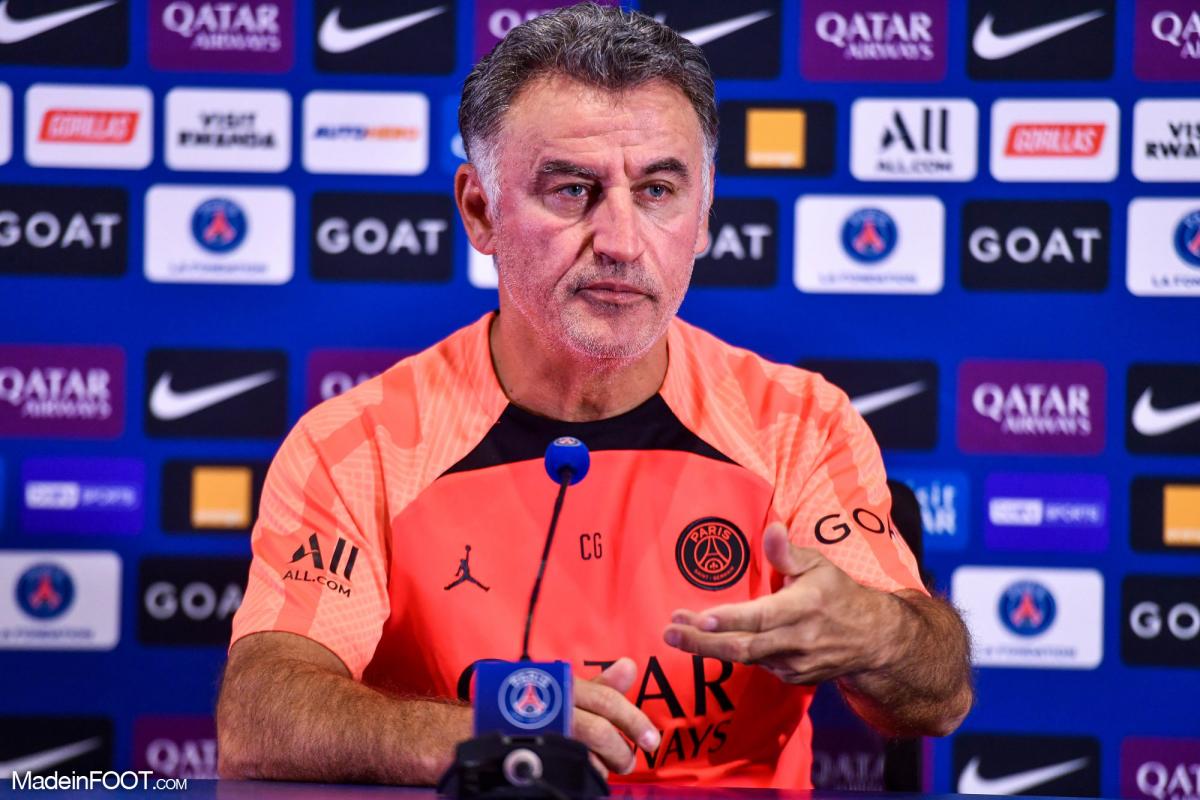 Christophe Galtier, l'entraîneur du Paris Saint-Germain.