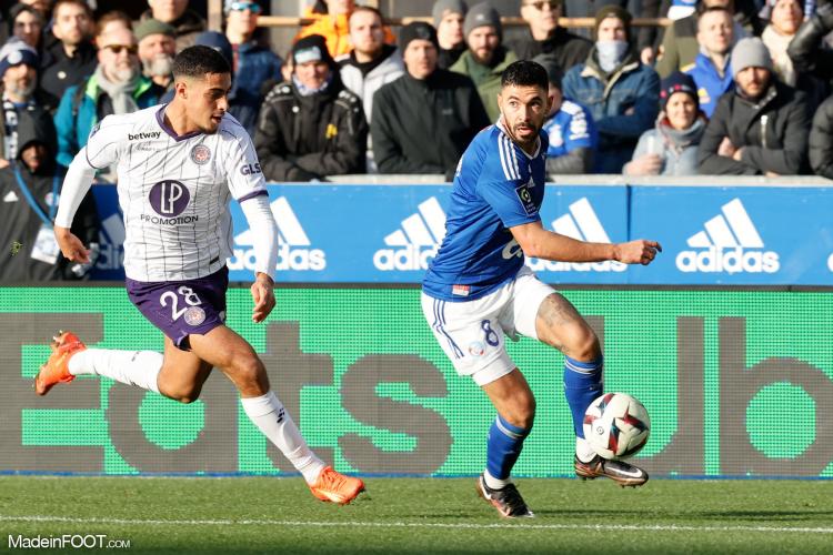 Morgan Sanson sous le maillot du RCSA