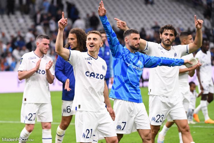 Valentin Rongier, ici sous ses anciennes couleurs de l'Olympique de Marseille.