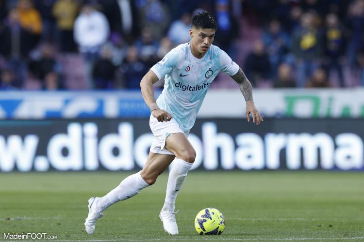 Joaquin Correa avec le maillot de l'Inter Milan