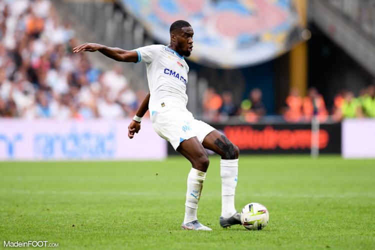 Geoffrey Kondogbia, le milieu de terrain de l'Olympique de Marseille.