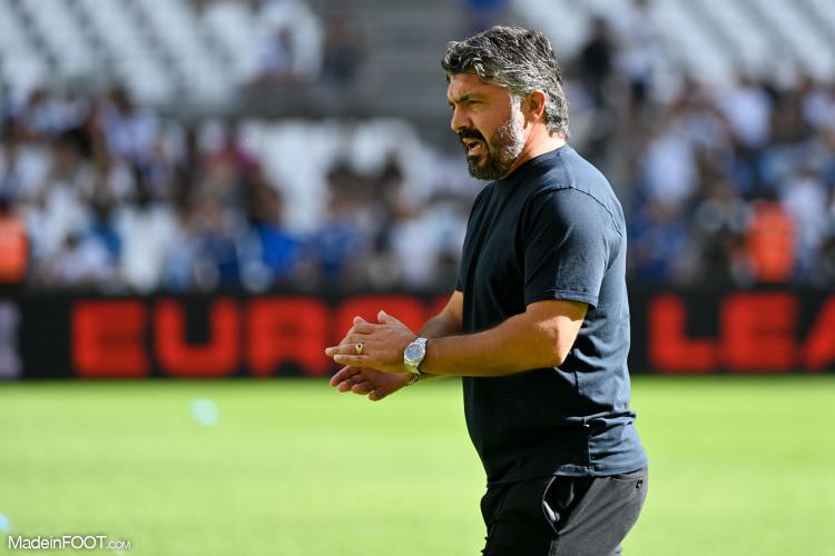Gennaro Gattuso, entraîneur de l'OM.