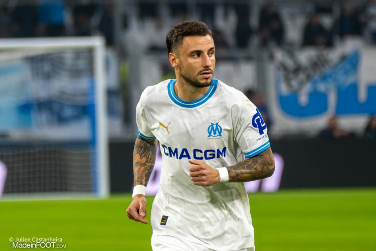 Jonathan Clauss sous le maillot de l'OM