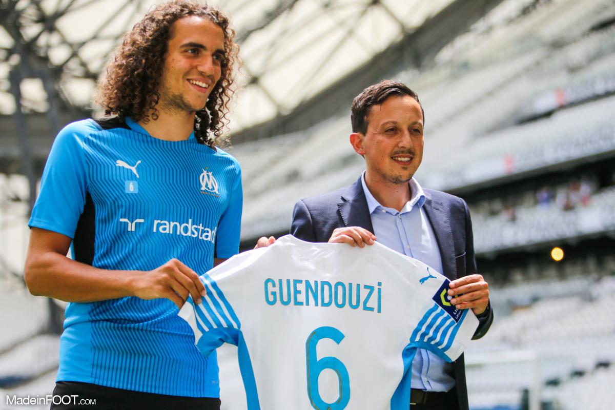 Mattéo Guendouzi, milieu de l'OM.