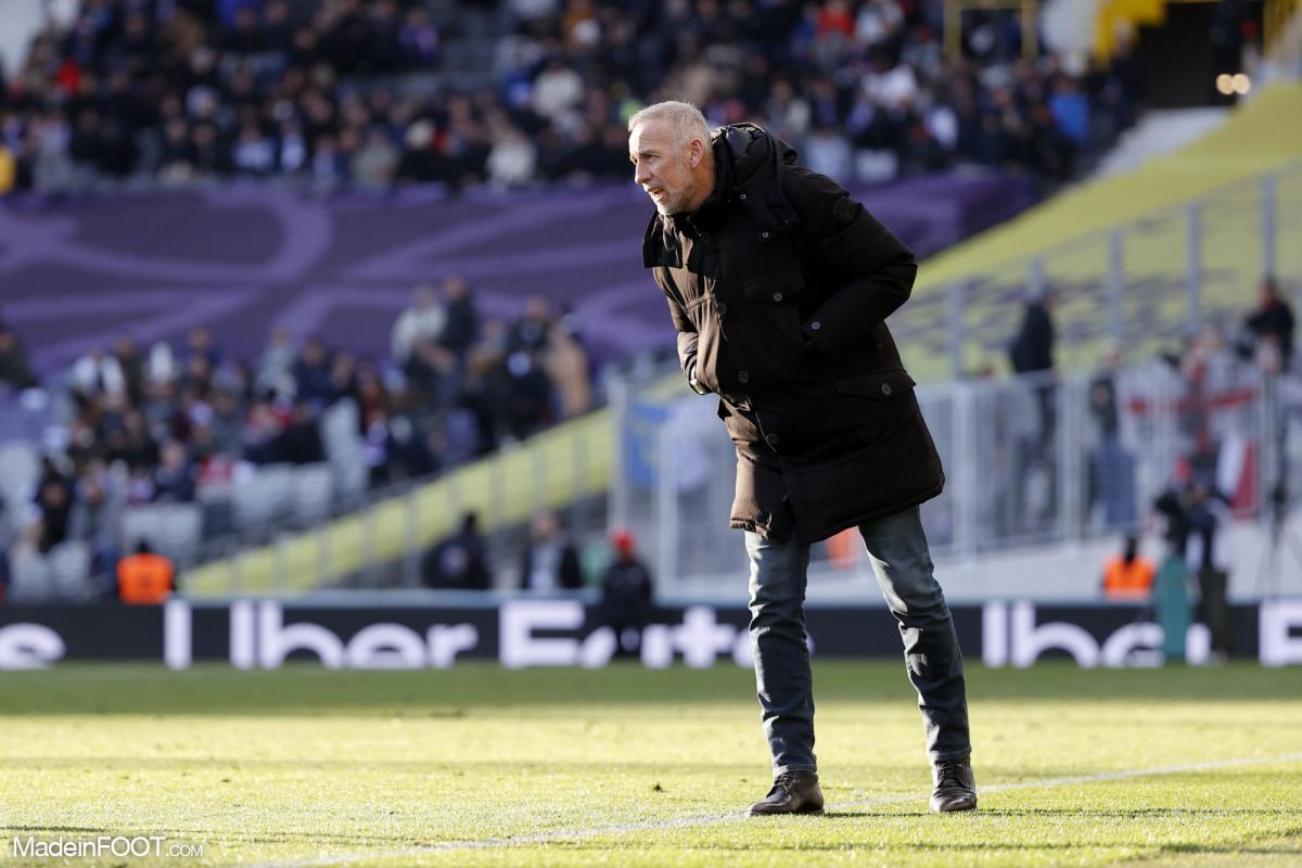 Éric Roy, l'entraîneur du Stade Brestois 29.