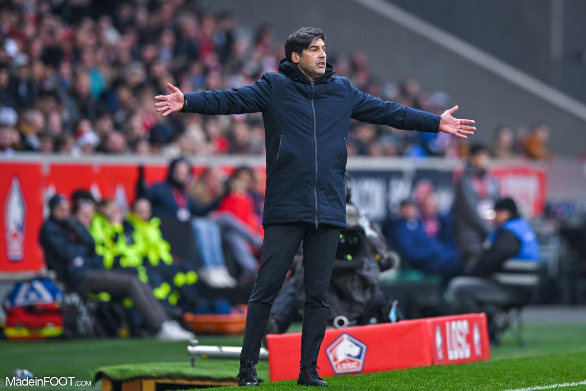Paulo Fonseca, entraîneur du LOSC.