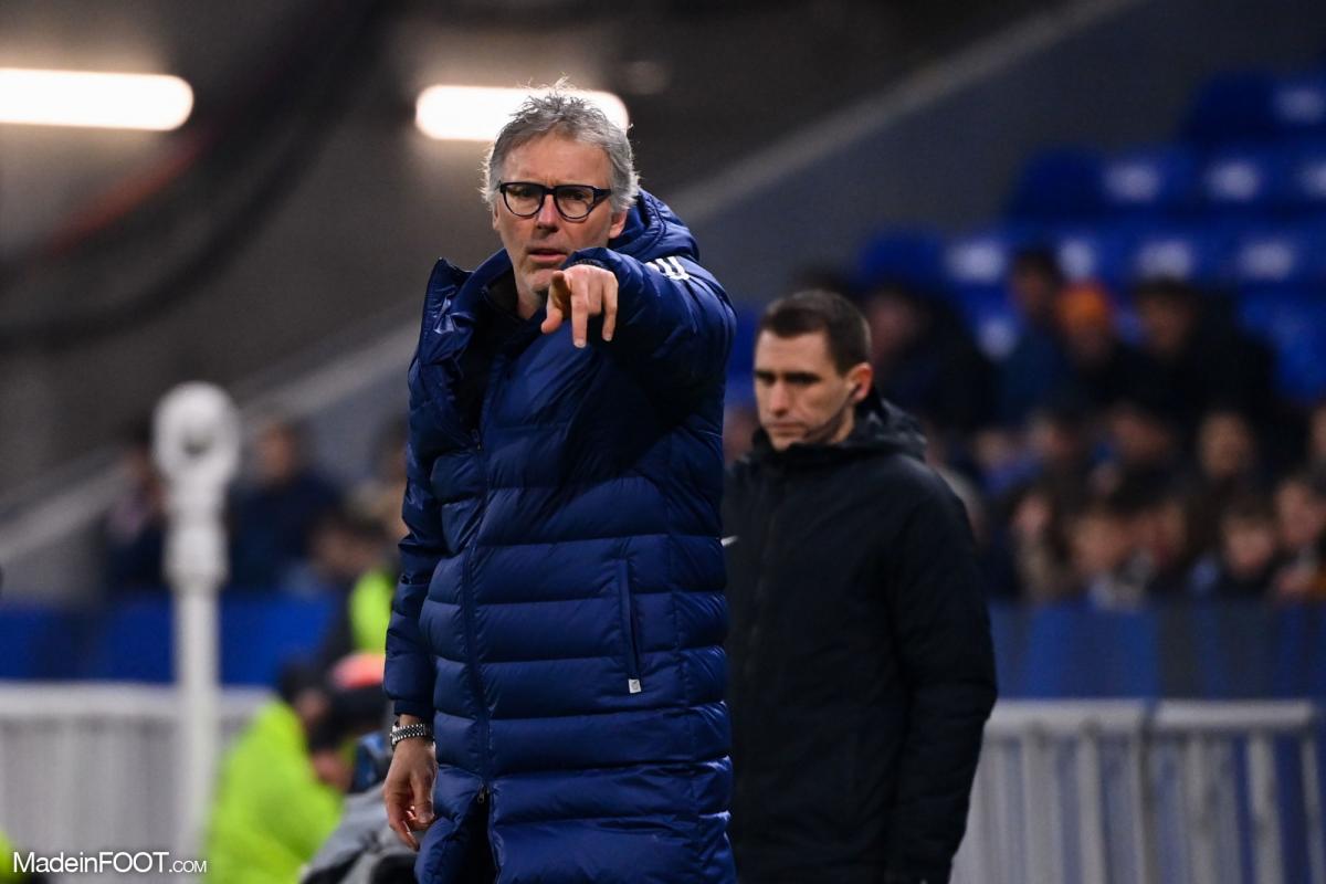 Laurent Blanc avec l'OL