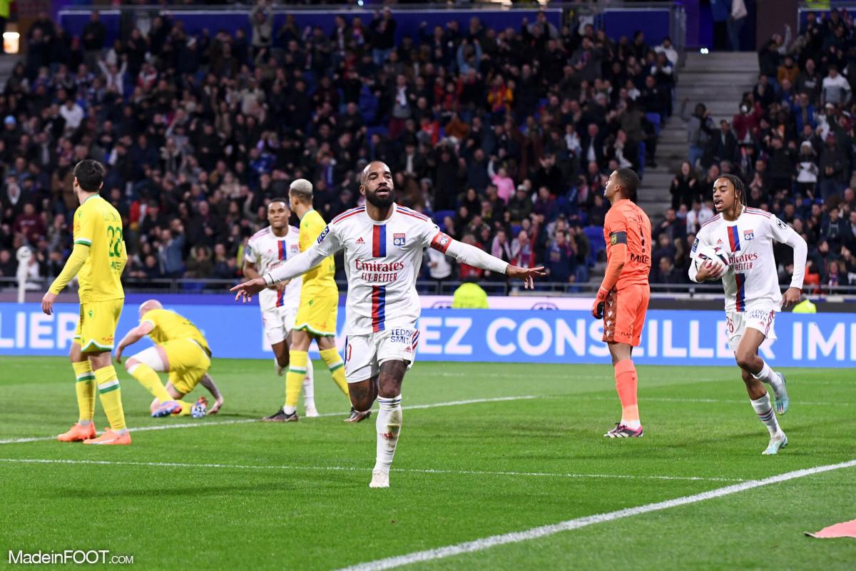 Alexandre Lacazette, joueur de l'OL.