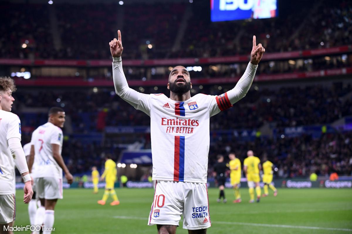 Alexandre Lacazette, attaquant de l'OL