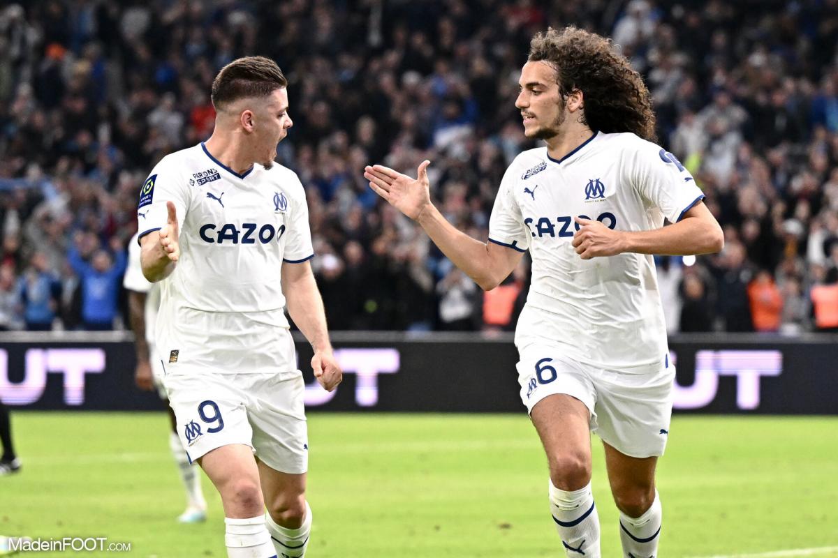 Mattéo Guendouzi butetur avec l'OM