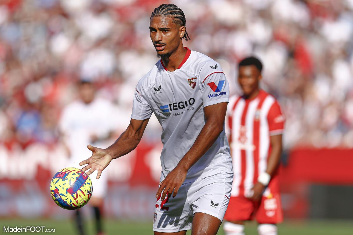 Loïc Badé, défenseur central du FC Séville 